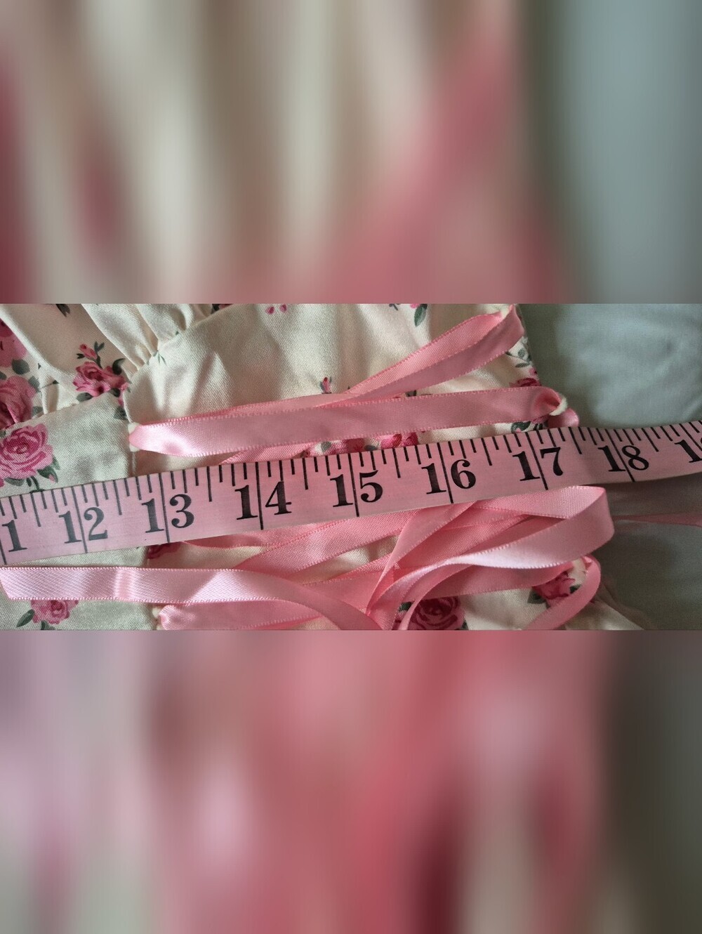 Pink Floral Tie-Back Dress - Picture 7 of 7